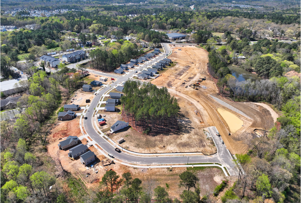 Old Poole Place Drone Shot