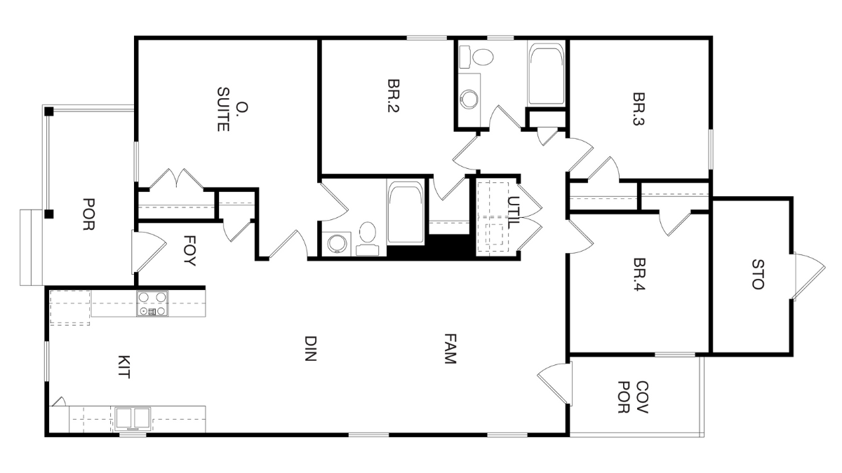 Floor Plan | 4553 Dedication Drive, Raleigh. (Old Poole Place)