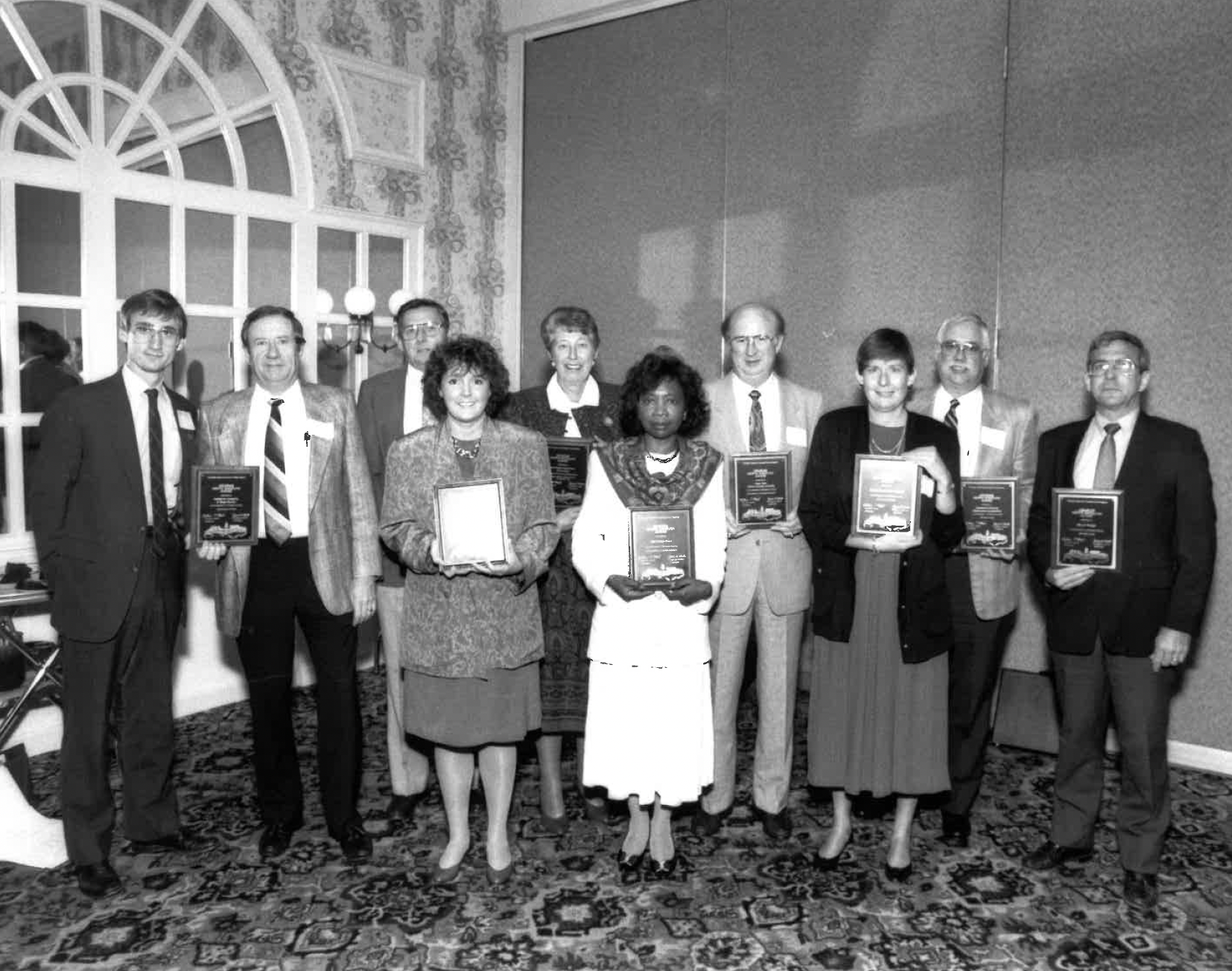 Dewey and Rick at the NC Housing Awards in 1989