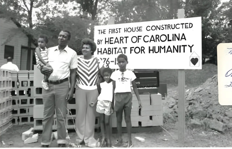 Lennon Family - Owners of the First Habitat Home in Wake County