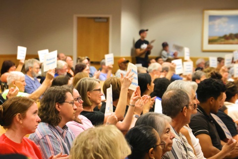 Apex residents attend council meeting to support affordable housing