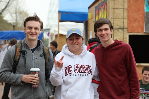 nc state students from habitat chapter